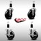 Service Caster 4'' SS Phenolic Wheel Swivel 1-3/8'' Expand Stem Caster Set 2 Brakes, 4PK SCC-SSEX20S414-PHS-2-TLB-2-138 - alternate 3